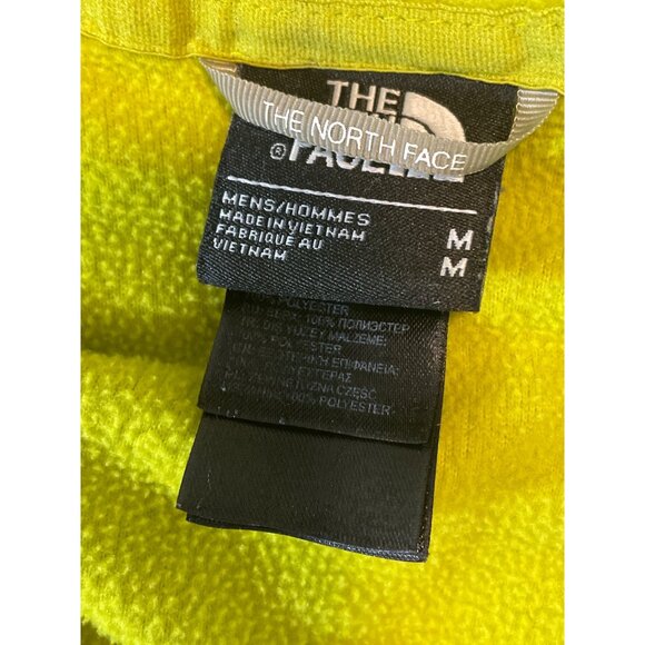 The North Face Mens Yellow Green Fleece Pullover Medium - Picture 5 of 8